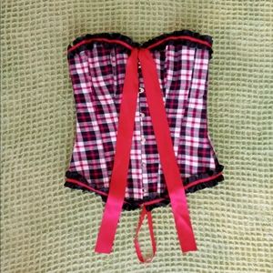 ADORE ME Red & Black Corset